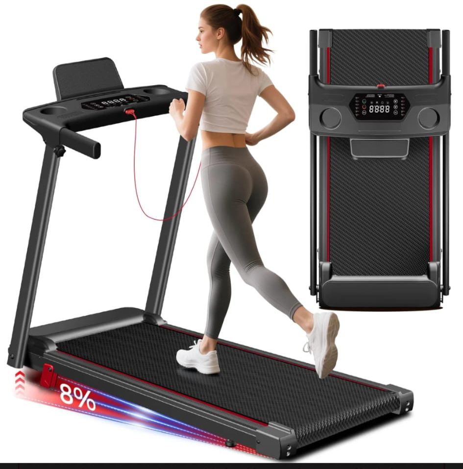Caminadora Plegable Multifuncional para Hogar