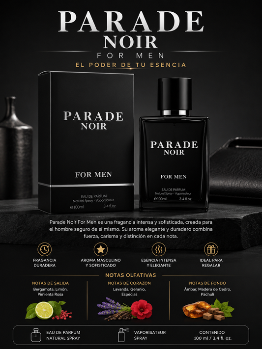 Parade Noir For Men – Eau de Parfum 100 ml