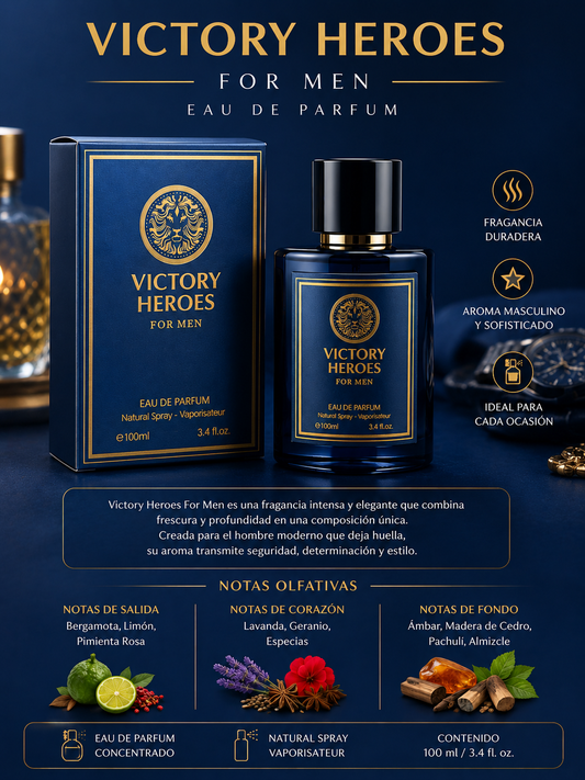 Victory Heroes For Men – Eau de Parfum 100 ml