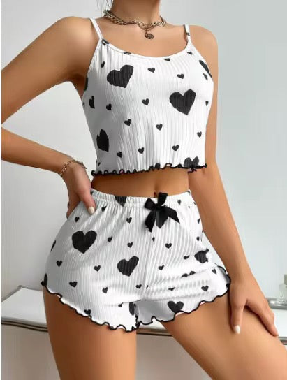 Juego de dormir corto sexy para mujer