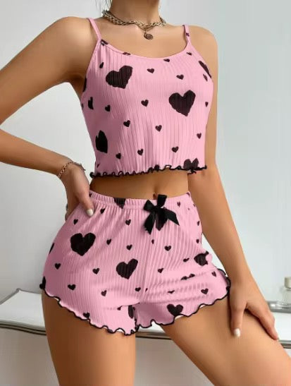 Juego de dormir corto sexy para mujer