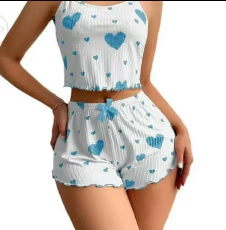 Juego de dormir corto sexy para mujer