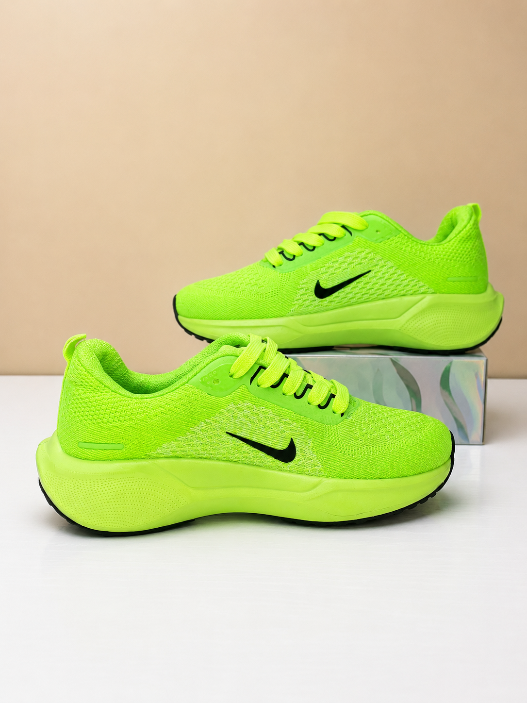 Nike Running Verde Neón – Máxima Comodidad y Rendimiento 🏃♂️💚👟