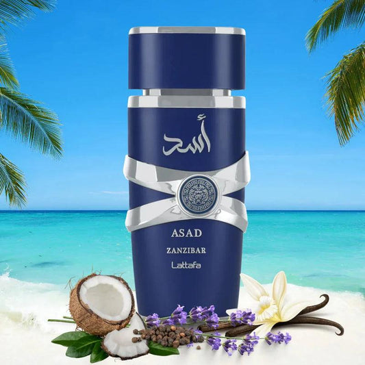 Asad Zanzibar 🌊 Perfume – Frescura Exótica y Elegancia Masculina